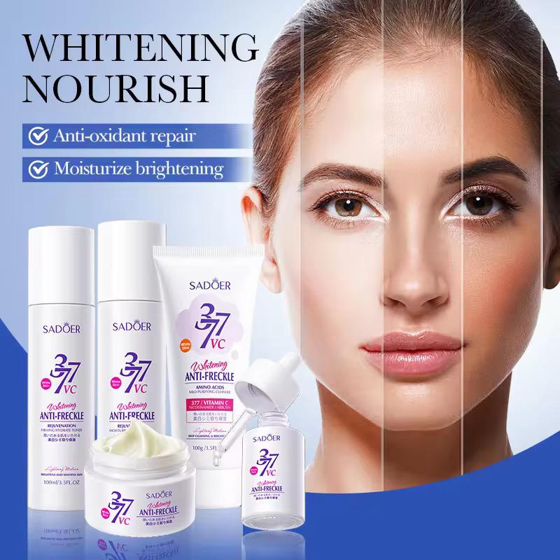 Sadoer Wrinkle Fading Anti-aging Deep Nourishing Skin Moisturizing Brightening Repairing Whitening and Skincare Set