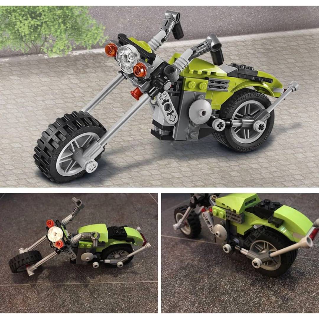 3in1 Architect Series Super Bike Building Block Architect Blocks Highway Cruiser Toy Set