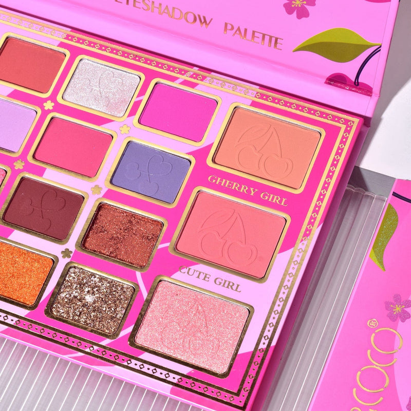 KEVIN & COCO Cheers 19-Color Makeup Eyeshadow Palette