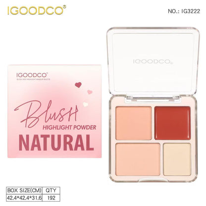 IGOODCO Blush & Highliter Creamy Palette