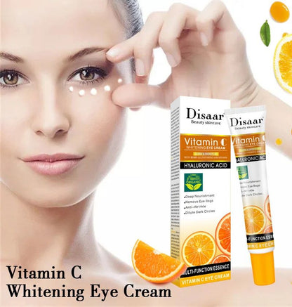 Disaar Vitamin C Whitening Eye Cream with Hyaluronic Acid