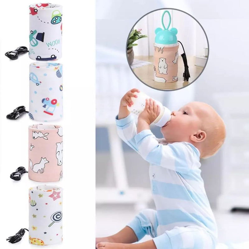 Portable USB Waterproof Feeder Warmer Travel Bottle Warmer Heating Baby Milk Bottle Warmer