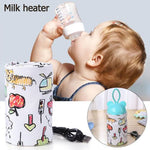 Portable USB Waterproof Feeder Warmer Travel Bottle Warmer Heating Baby Milk Bottle Warmer