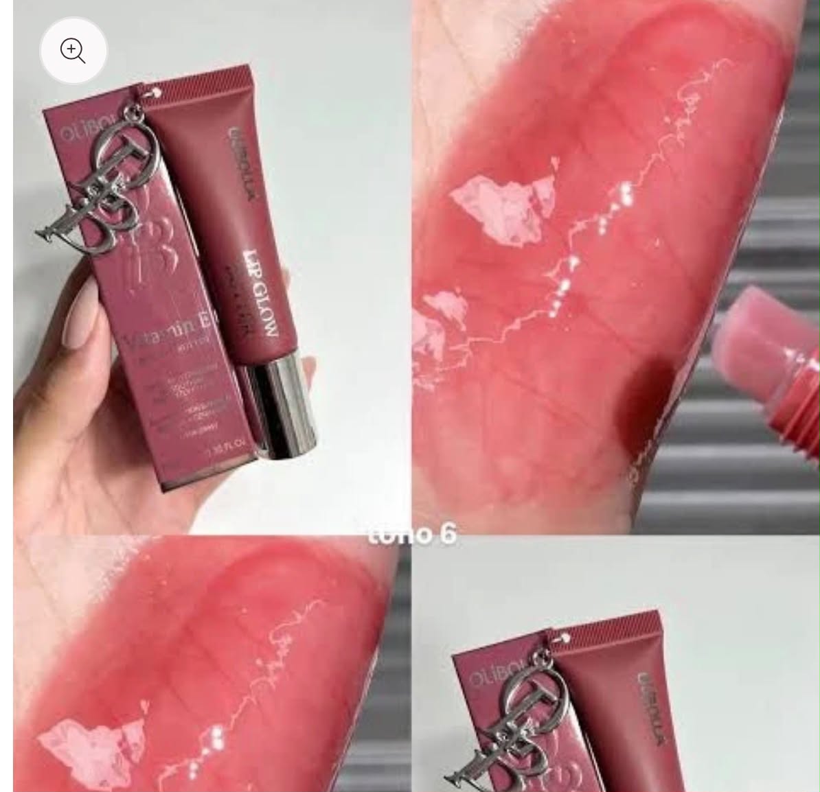 OLiBOLLA Vitamin E Lip Glow Butter – Pack of 6