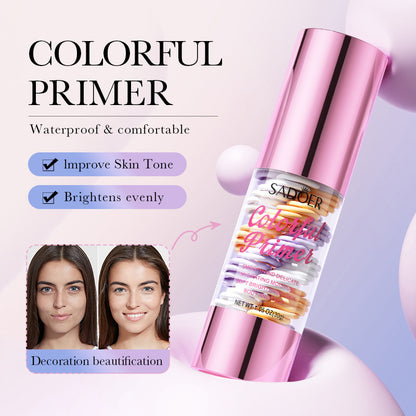 SADOER Colorful Primer Contour Waterproof Natural