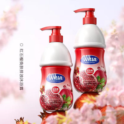 WHSA Whitening Body Wash for Body Cleansing and Care Deep Cleansing Exfoliating Skincare Body Wash