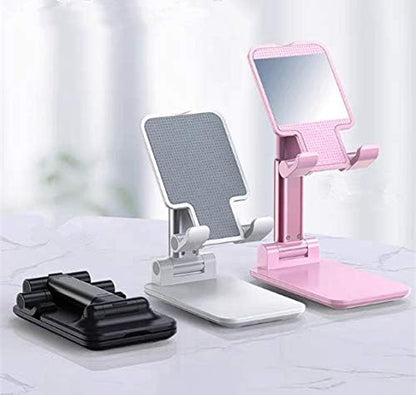 FULLY FOLDABLE COMPACT IPAD AND CELL PHONE ADJUSTABLE STAND