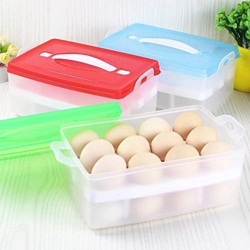 2 Layers Egg Storage Box 24 Egg Capacity