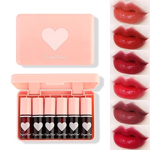 Dragon Ranee Heart Mini Lip Tint 6Pcs Set