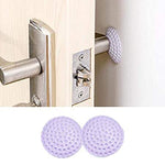 Self-Adhesive Door Handle Bumper Guard Stopper Door Lock Protective Pad 10Pcs Set