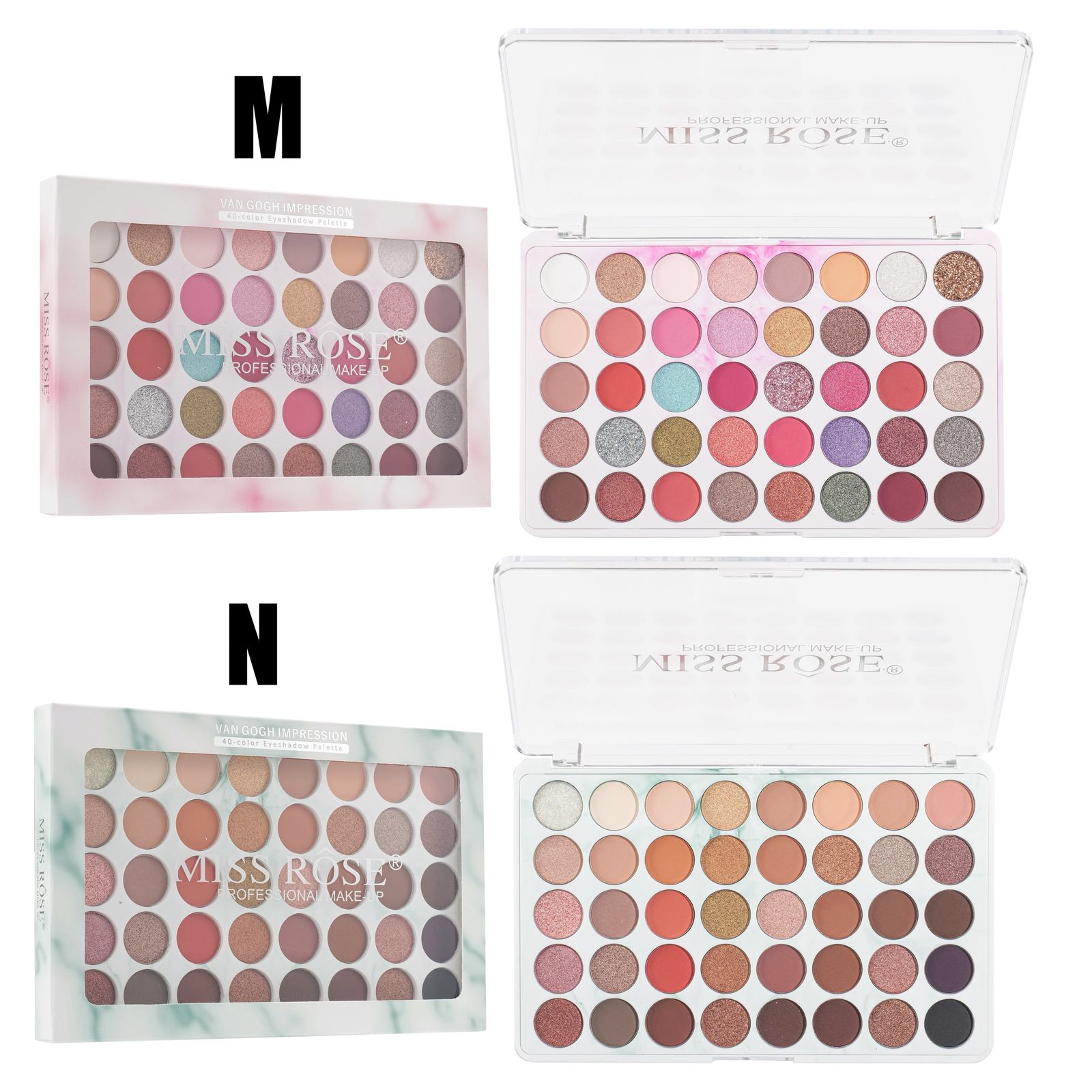 Miss Rose 40 Color Eyeshadow Palette