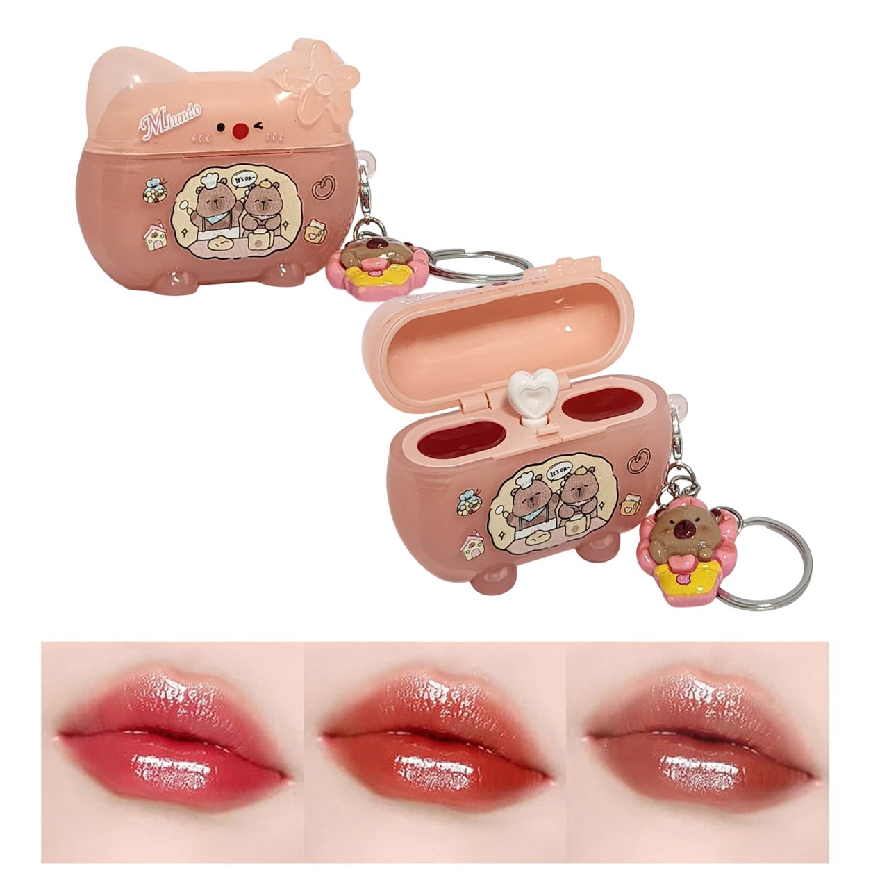 Miundo Cute Earbuds Lip Mud Cream