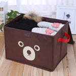 Oxford Clothes Storage Box For Organizer Toys Square Foldable Storage Boxes