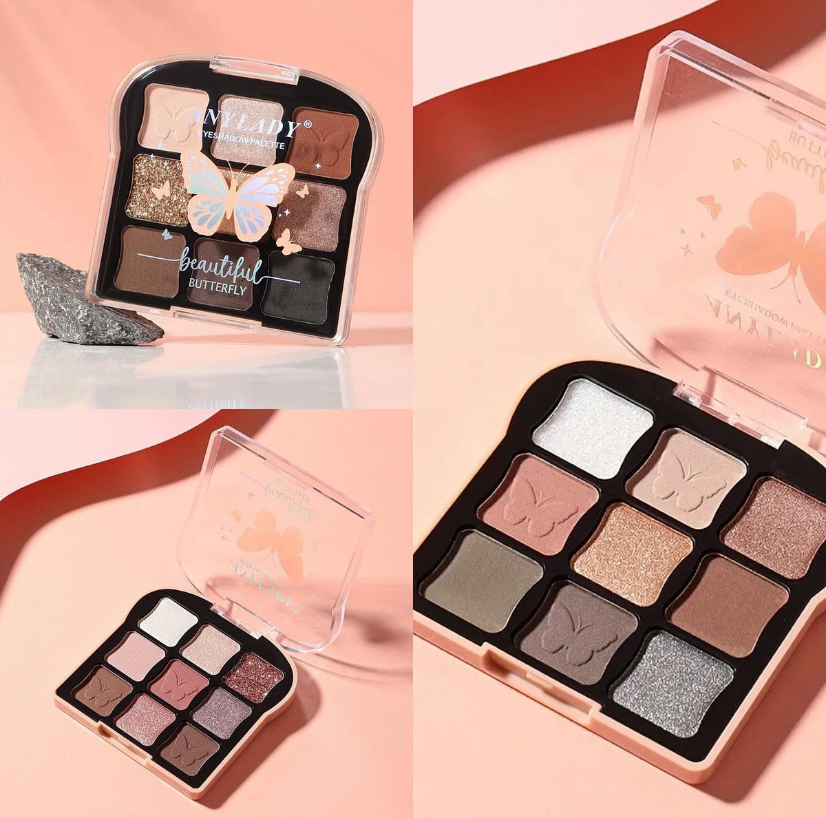 AnyLady Beautiful Butterfly 9-Color Eyeshadow Palette