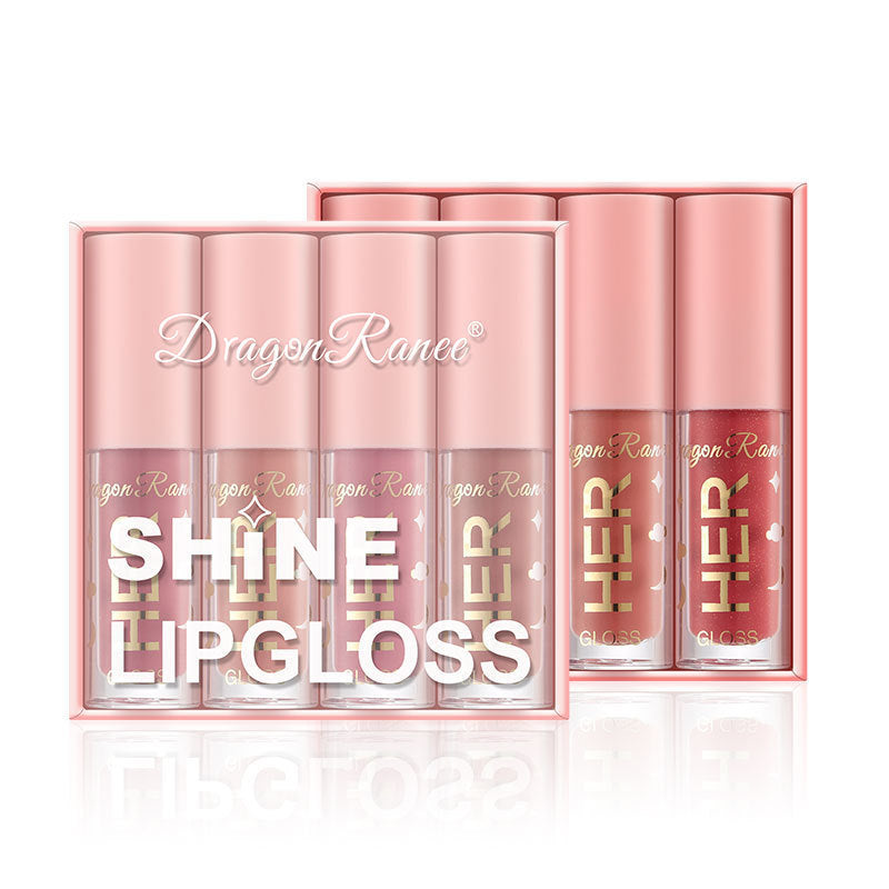 Dragon Ranee 4 Pcs Shine Lipgloss Set