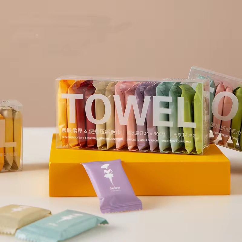 Towel Disposable Compressed Facial Cleaning Cotton Tissue