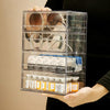 Acrylic Sunglass Holder Sunglass Organizer Eyeglass Storage Case 4 Drawers