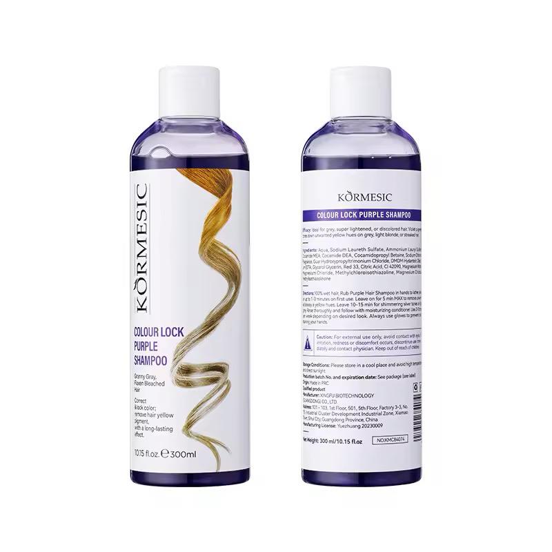 KORMESIC Anti Frizz Conditioning Anti Latching Repair Damage Vegan Color Lock Shampoo 300ml