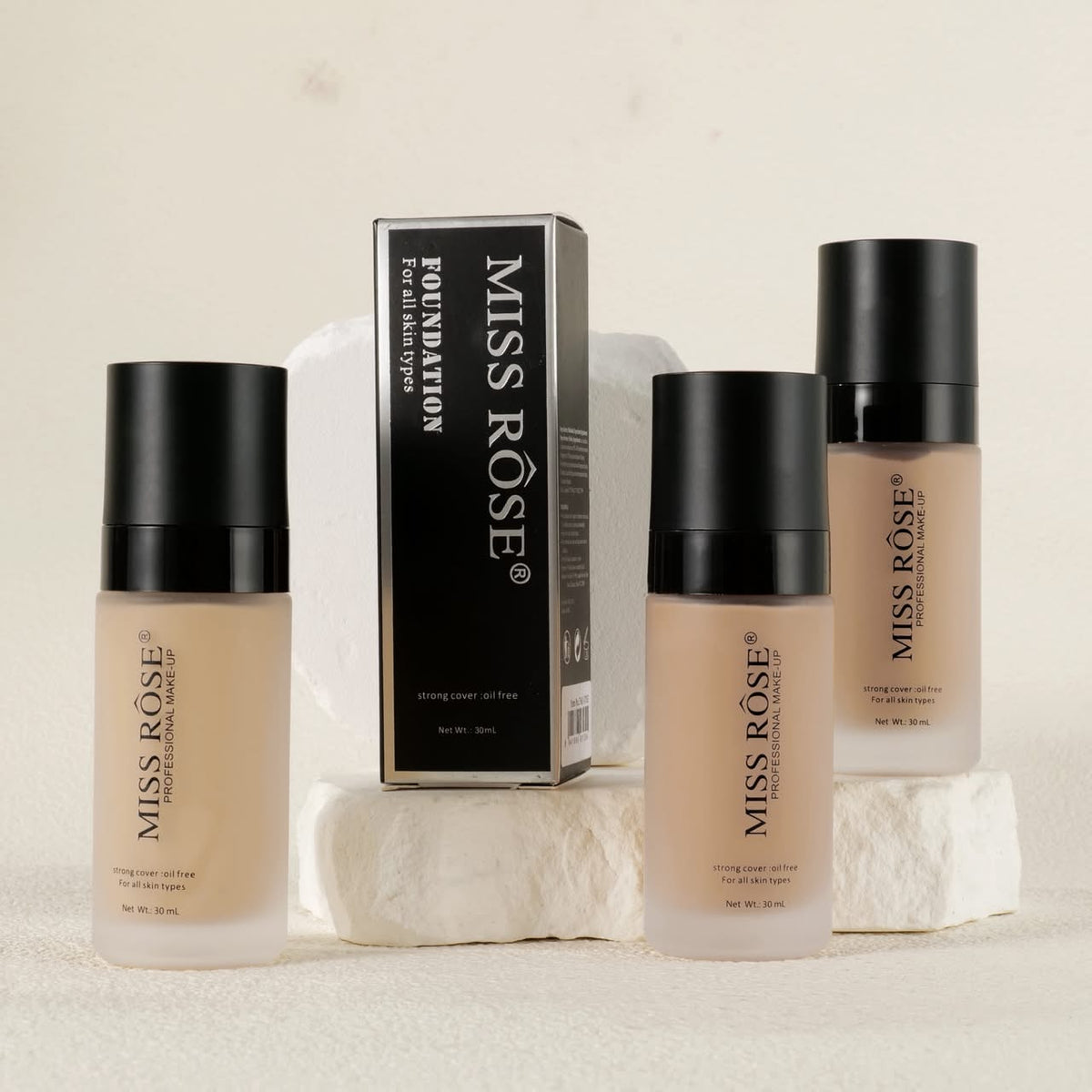 Miss Rose Strong Cover Oil Free Foundation