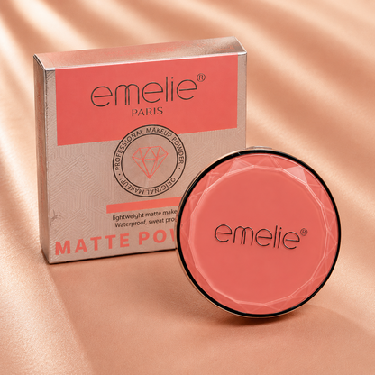 Emelie Paris Natural Matte Waterproof Long Wear Face Powder