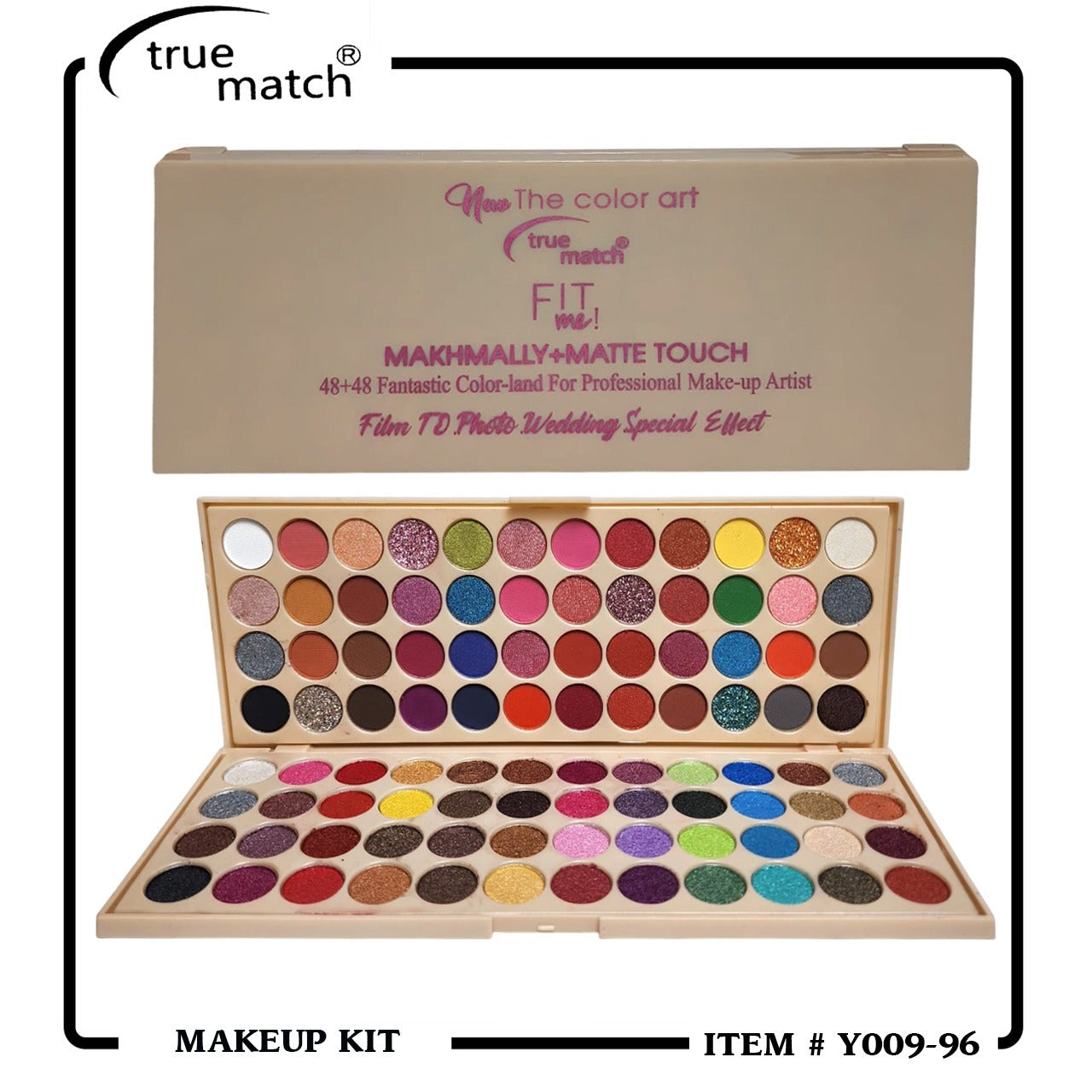True Match Fit ME Makhmally+Matte Touch 48+48 Eyeshadow Palette