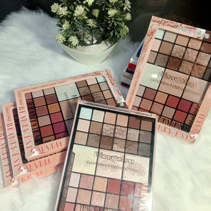 Mocallure Pro Master Eye Shadow & Glow Highlighter All-In-One Palette