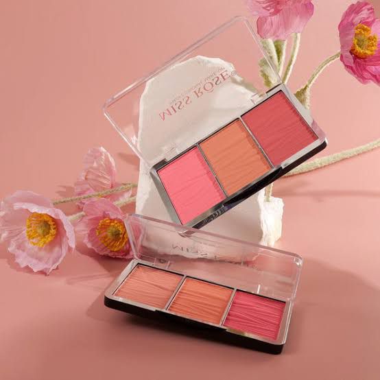 Miss Rose 3 Color Blush Palette