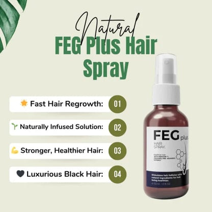 FEG Hair Growth Spray Serum for Hair Loss Prevention 50ml