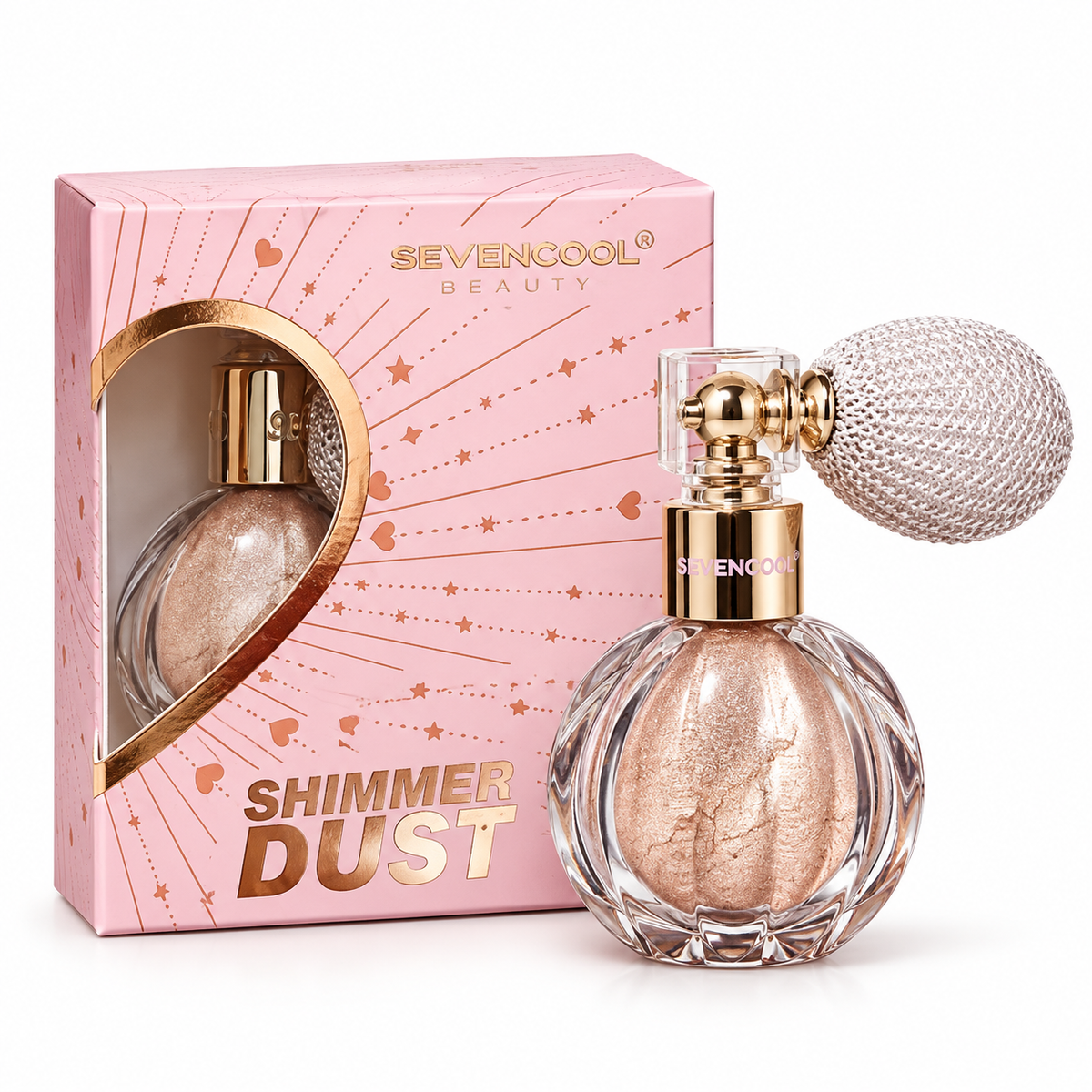 Seven cool shimmer highlighter Dust