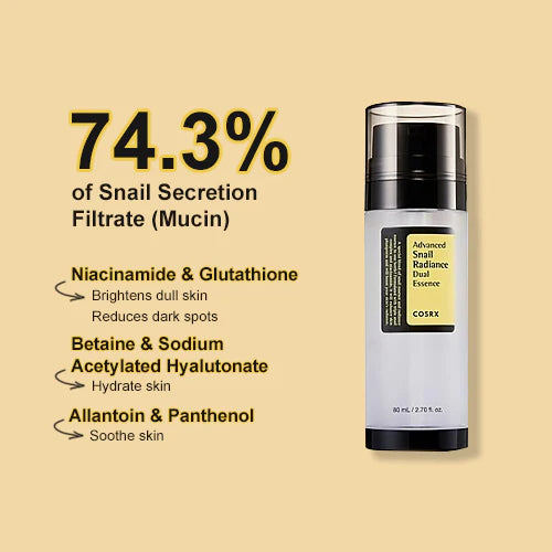 Cosrx Advanced Snail Radiance Dual Essence