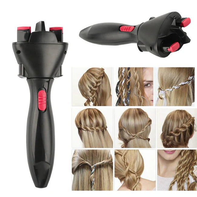 Electric Hair Braider Automatic Twist Braiding Hairstyle Hair Styling Tool Cell Operated