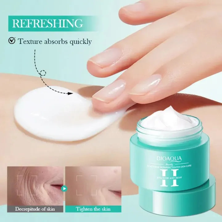 Bioaqua Hyaluronic Acid Face Cream Whitening Moisturizing Brightening Repairing Anti Wrinkle Facial Cream 60g