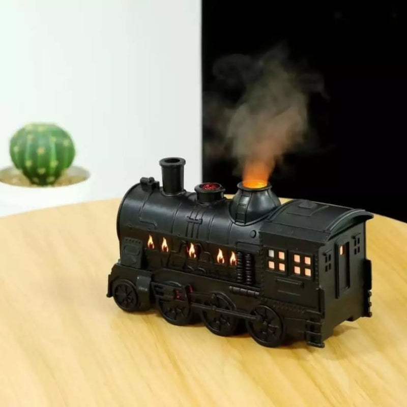 Creative Retro Train Engine Aromatherapy Humidifier Diffuser