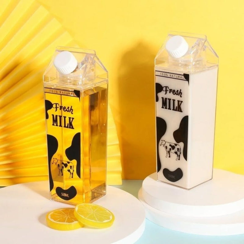 Acrylic Food Grade Milk Bottle