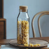 Borosilicate Glass Jar Bottle With Wooden Cork Cap