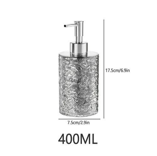 Portable Refillable Manual Soap Pump Dispenser Easy To Fill Container Split Bottle For Hand Soap Body Wash