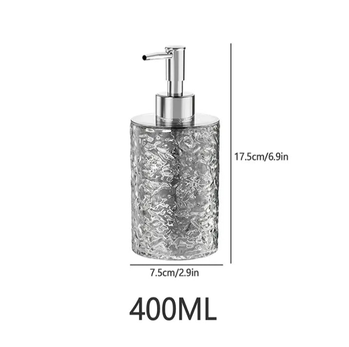 Portable Refillable Manual Soap Pump Dispenser Easy To Fill Container Split Bottle For Hand Soap Body Wash