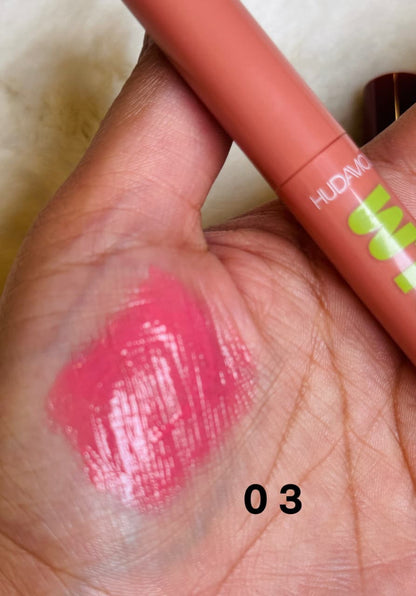 Hudamoji Stick Click Lip Balm Pack of 8