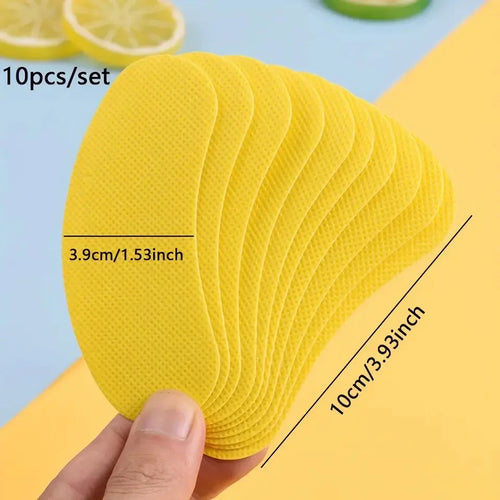 Shoes Insoles Deodorant Sticker Foot Odor Insole Sterilization Antibacterial 10Pcs Set