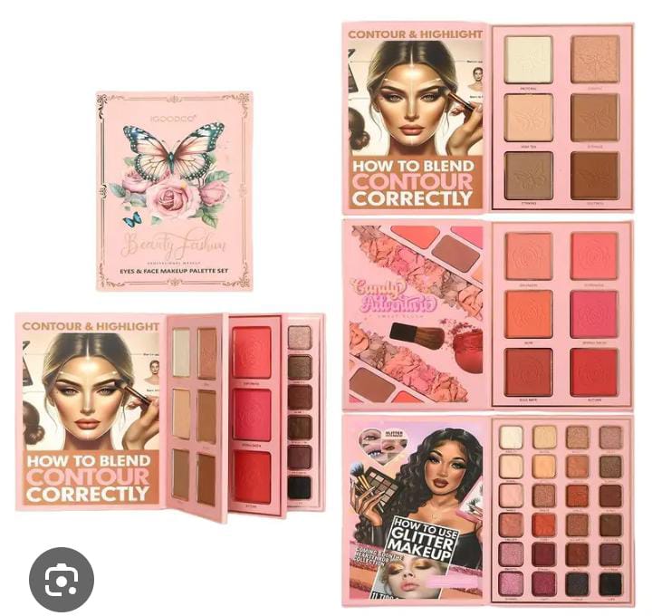 IGOODCO 3-Fold Glam Makeup Palette IG-3193