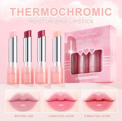 Dragon Ranee Color Changing Lipstick 4pcs Set