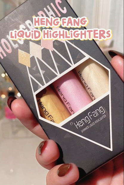 Hengfang Holographic Highlighter Pack of 3