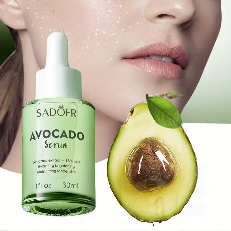 Sadoer Face Hydrating For Essence Avocado Fruit Milk with Vitamin C Glycerin Liquid