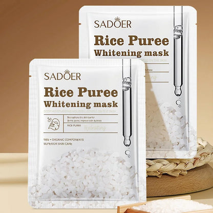 Sadoer Rice Puree Whitening Facial Mask