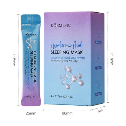 KORMESIC Face Mask Repair Skin Care Products Anti Aging Whitening Rose Hyaluronic Acid Kiwi Sleep Jelly Facial Mask