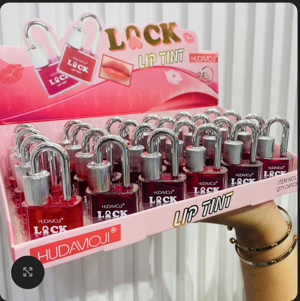 Hudamoji 6pcs Lock Lip Tint Set