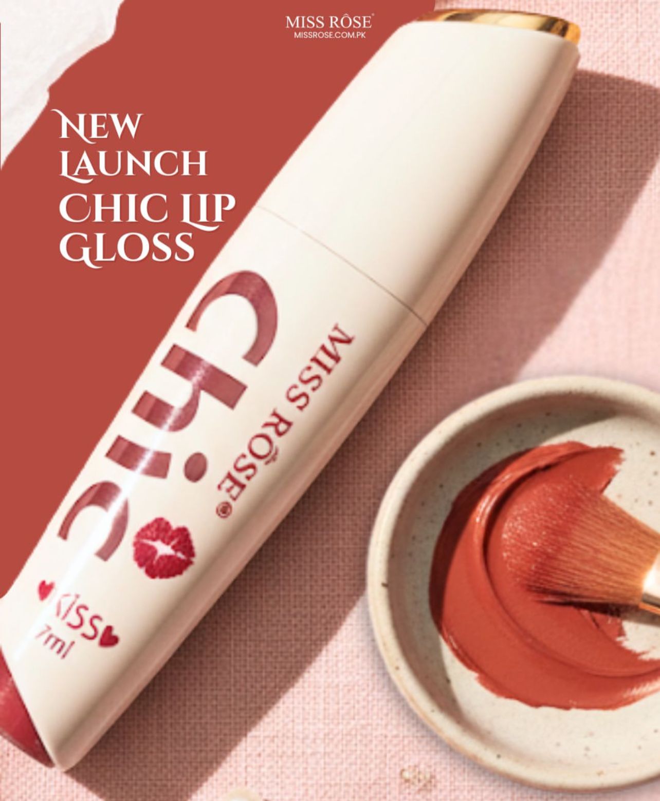Miss Rose Chic Lip Gloss 12pcs Set