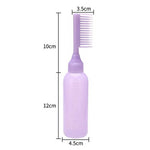 Hair Oil Comb Bottle Hair Dye Dispenser Bottle With Comb