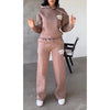 Premium Fleece Belleza Flapper 2 Piece Stylish Hoodie Tracksuit