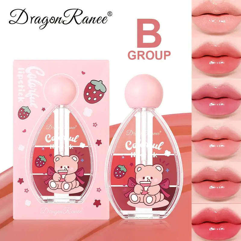 Dragon Ranee 6in1 Colorful Lipstick Moisturizing Glossy Lip